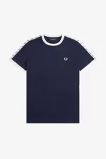 Fred Perry Taped Ringer Men’s T-Shirt Carbon Blue HUIXL8314