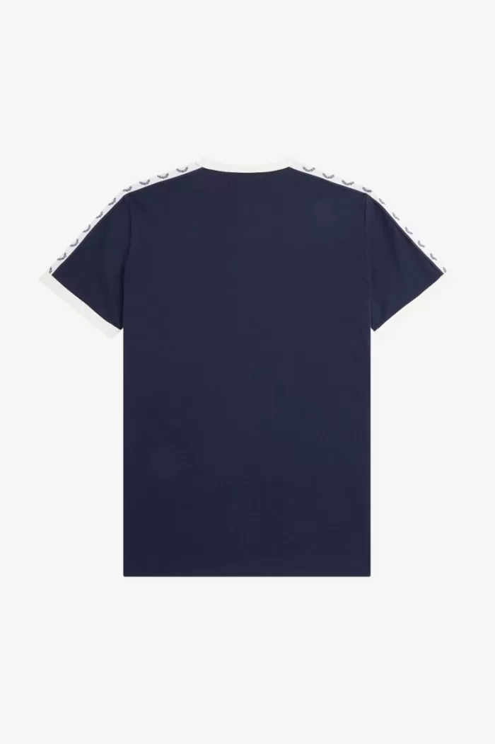 Fred Perry Taped Ringer Men’s T-Shirt Carbon Blue HUIXL8314