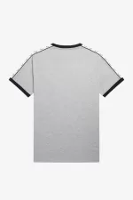 Fred Perry Taped Ringer Men’s T-Shirt Grey DXLNH4195