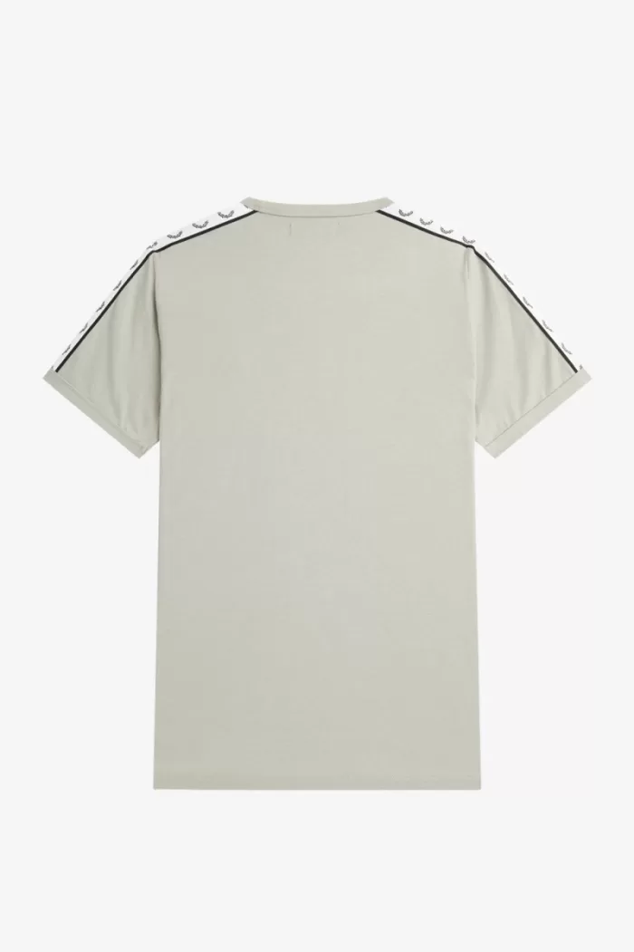 Fred Perry Taped Ringer Men’s T-Shirt Grey NJXSO3789