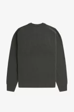 Fred Perry Textured Lambswool Men’s Jumper Field Green CENJW1796