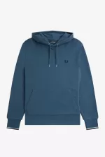 Fred Perry Tipped Hooded Men’s Sweatshirts Midnight Blue ETNIL5280