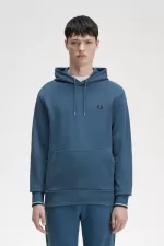 Fred Perry Tipped Hooded Men’s Sweatshirts Midnight Blue ETNIL5280