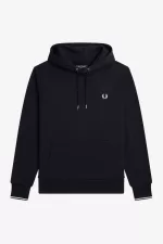 Fred Perry Tipped Hooded Men’s Sweatshirts Navy YOSRQ3201