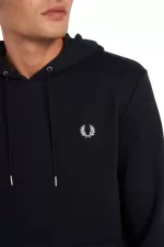 Fred Perry Tipped Hooded Men’s Sweatshirts Navy YOSRQ3201