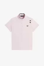 Fred Perry Tipped Piqué Women’s Polo Shirt Milky Pink SPOIU3902