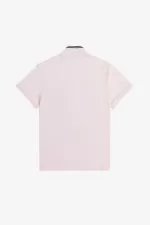 Fred Perry Tipped Piqué Women’s Polo Shirt Milky Pink SPOIU3902