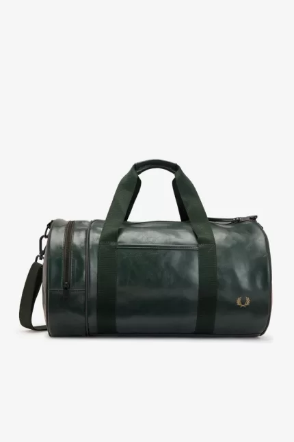 Fred Perry Tonal Barrel Men's Bags Dark Green TKRPM3812