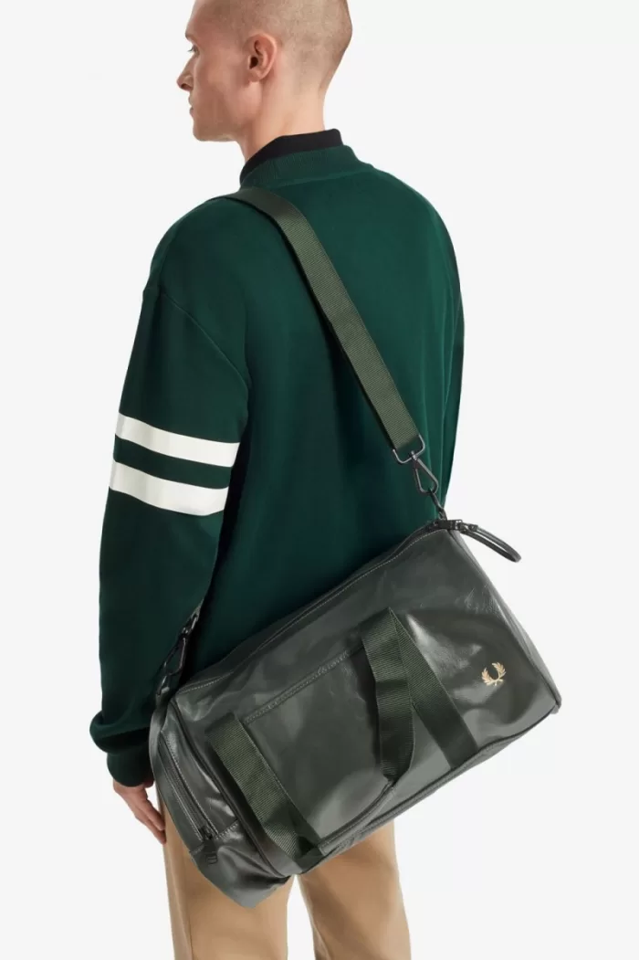 Fred Perry Tonal Barrel Women’s Bags Dark Green VOZBH0458