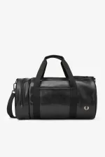 Fred Perry Tonal PU Barrel Men’s Bags Black ZDKPE0753