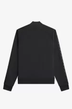 Fred Perry Tonal Tape Men’s Track Jackets Black HOZMV6329