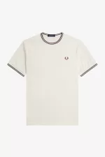 Fred Perry Twin Tipped Men’s T-Shirt Beige Whisky Brown QAHPC0276