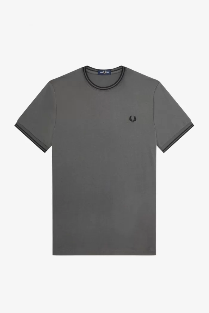 Fred Perry Twin Tipped Men’s T-Shirt Field Green CDVNM1726