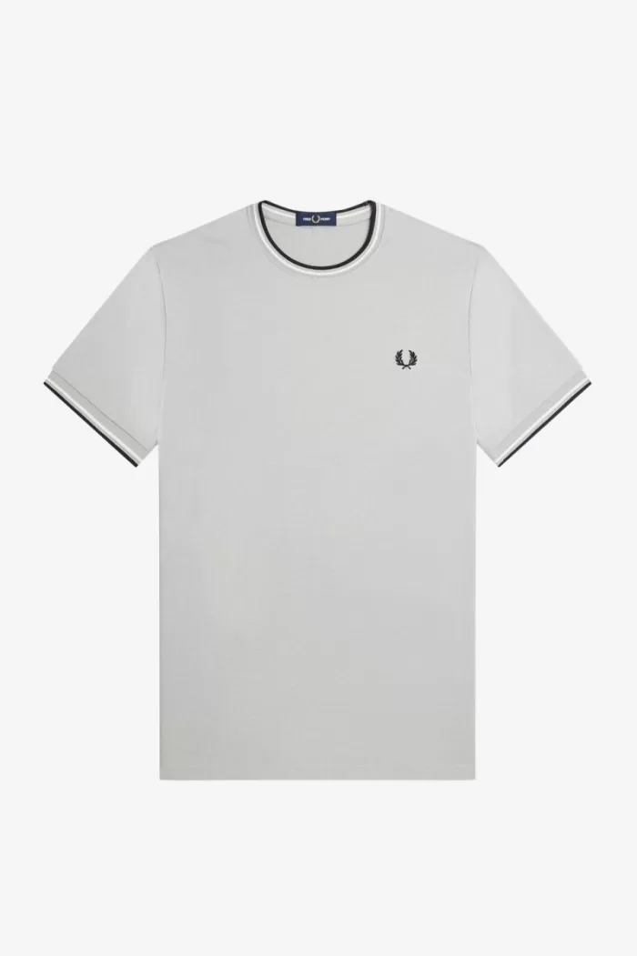 Fred Perry Twin Tipped Men’s T-Shirt Grey XPLQT4713