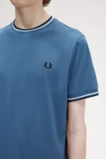 Fred Perry Twin Tipped Men’s T-Shirt Midnight Blue SHBMV0359