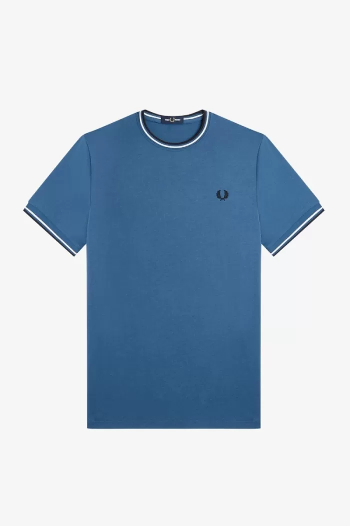 Fred Perry Twin Tipped Men’s T-Shirt Midnight Blue SHBMV0359