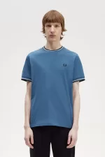 Fred Perry Twin Tipped Men’s T-Shirt Midnight Blue SHBMV0359