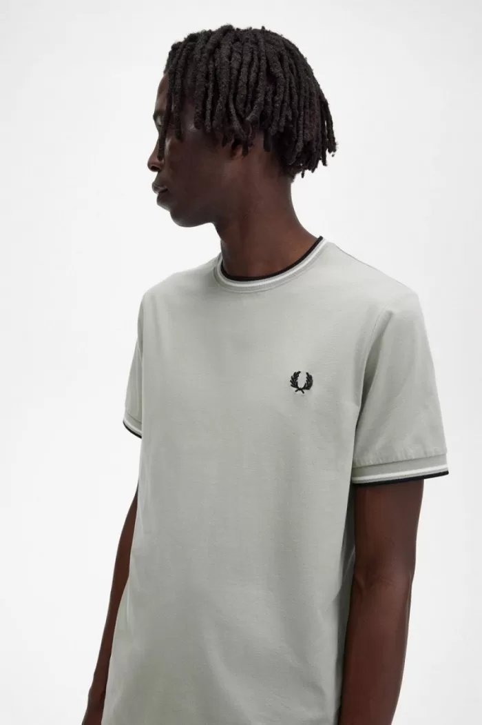 Fred Perry Twin Tipped Men’s T-Shirt Mint SKDMG0785