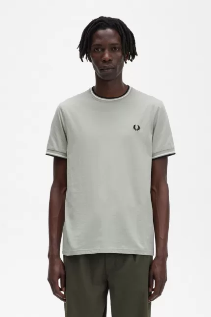 Fred Perry Twin Tipped Men’s T-Shirt Mint SKDMG0785