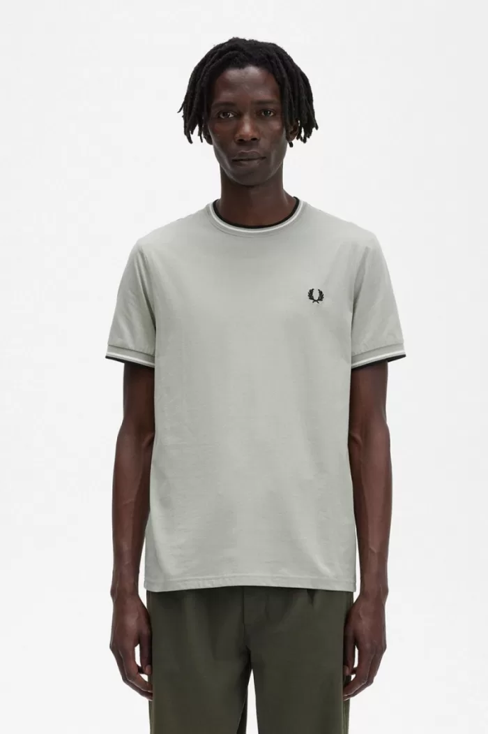 Fred Perry Twin Tipped Men’s T-Shirt Mint SKDMG0785