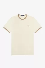 Fred Perry Twin Tipped Men’s T-Shirt Oatmeal EOSPJ4716