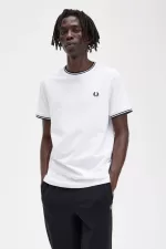 Fred Perry Twin Tipped Men’s T-Shirt White GSTWR0481