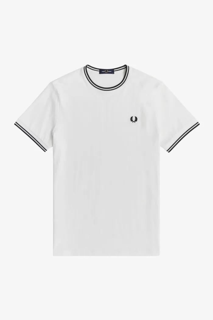 Fred Perry Twin Tipped Men’s T-Shirt White GSTWR0481