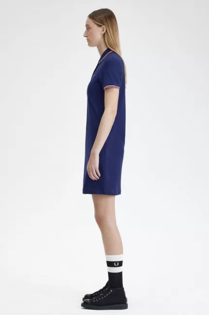 Fred Perry Twin Tipped Shirt Women’s Dress French Navy LQEPN1534