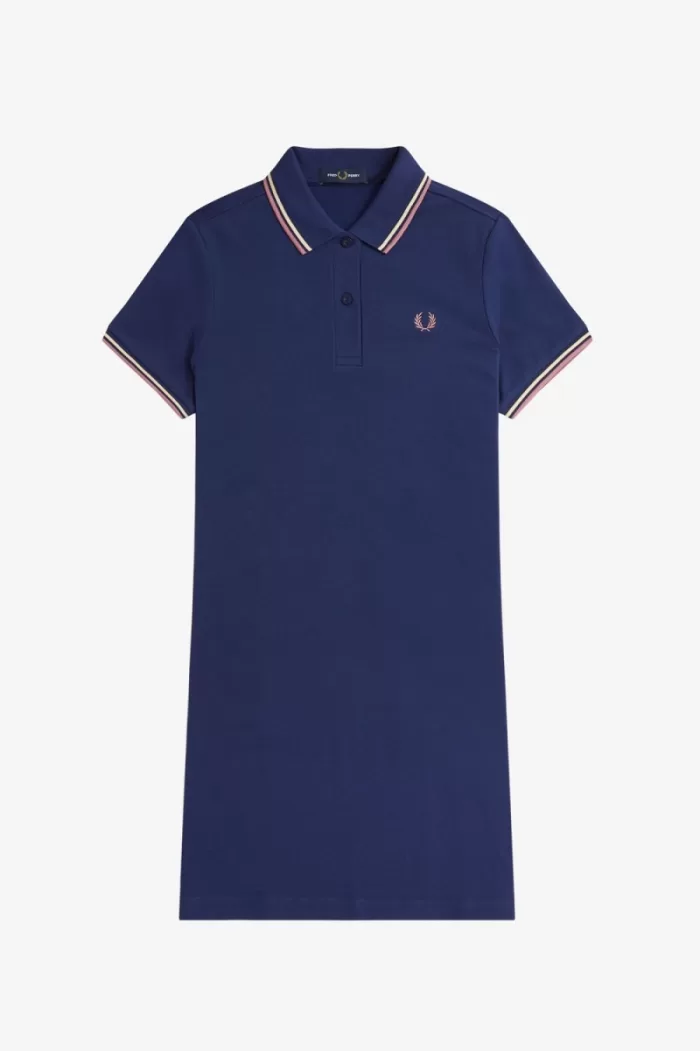 Fred Perry Twin Tipped Shirt Women’s Dress French Navy LQEPN1534