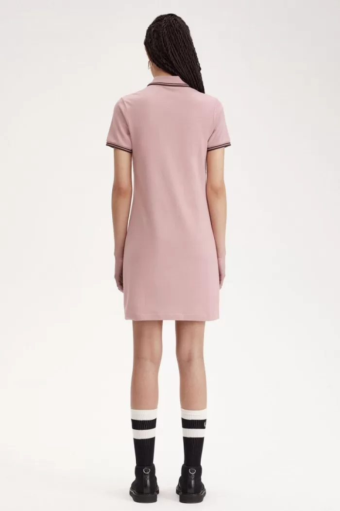 Fred Perry Twin Tipped Shirt Women’s Dress Dusty Rose Pink OMJGP3510