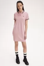 Fred Perry Twin Tipped Shirt Women’s Dress Dusty Rose Pink OMJGP3510