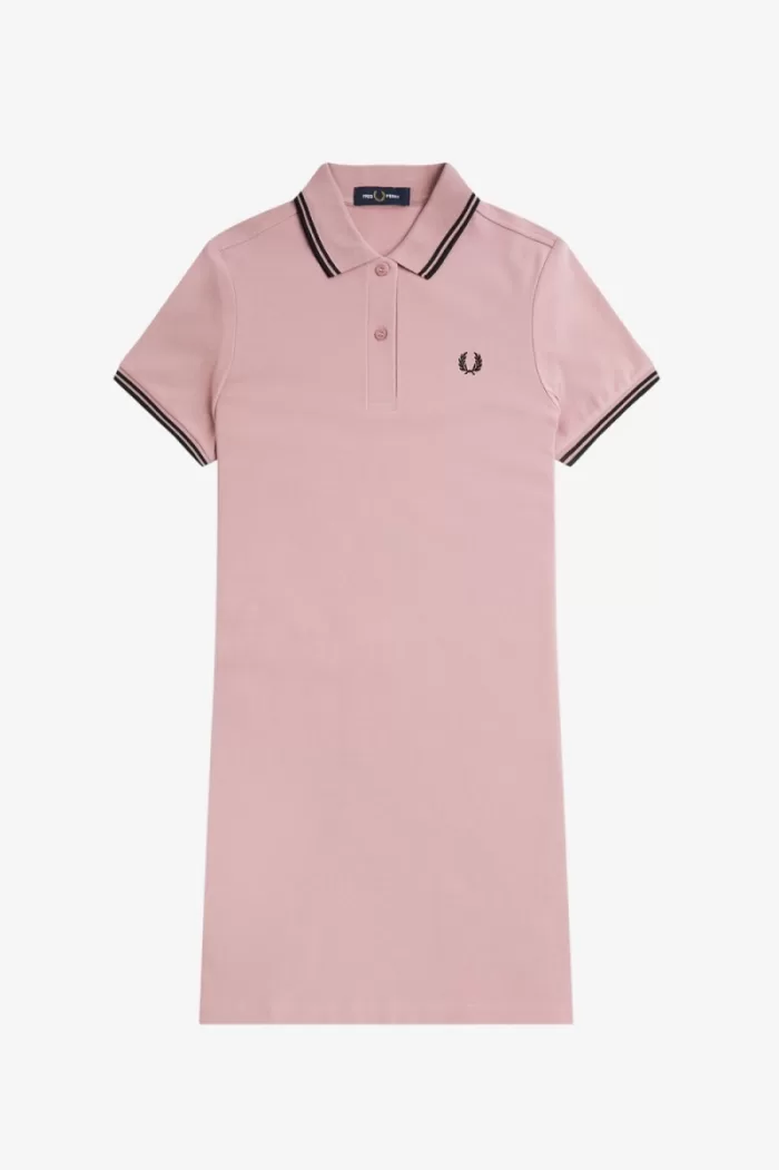 Fred Perry Twin Tipped Shirt Women’s Dress Dusty Rose Pink OMJGP3510