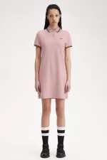 Fred Perry Twin Tipped Shirt Women’s Dress Dusty Rose Pink OMJGP3510