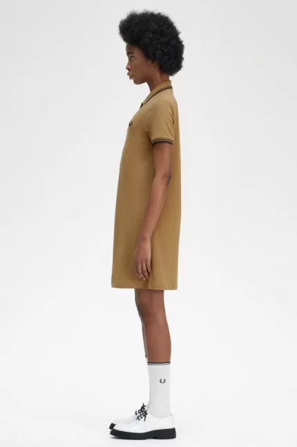 Fred Perry Twin Tipped Shirt Women’s Dress Brown APYRB7516