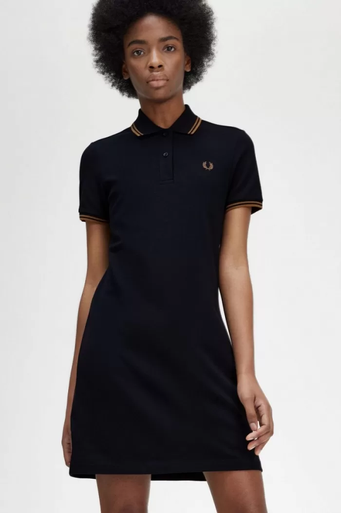 Fred Perry Twin Tipped Shirt Women’s Dress Navy OQIVC6724