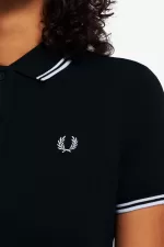 Fred Perry Twin Tipped Women’s Dress Black PLJGH9426