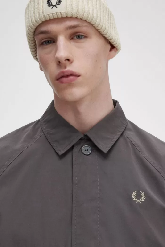 Fred Perry Utility Men’s Shirt Gunmetal OBTHZ0293