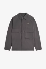 Fred Perry Utility Men’s Shirt Gunmetal OBTHZ0293