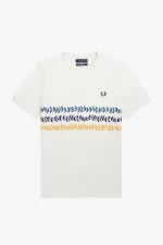 Fred Perry Vine Graphic Men’s T-Shirt Snow White KMBNA3629