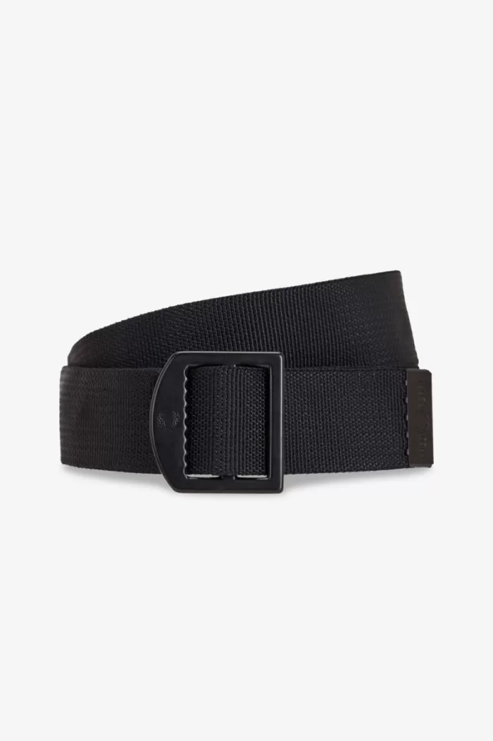 Fred Perry Webbing Men’s Belts Black WKHCR0698