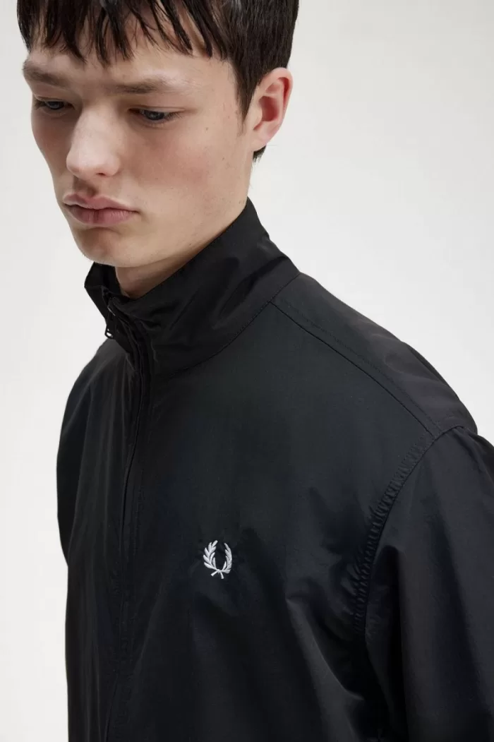 Fred Perry Woven Track Men’s Jackets Black EPGOK1350