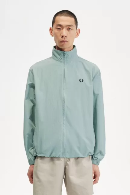 Fred Perry Woven Track Men’s Jackets Silver Blue SRMIT5840