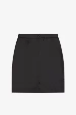 Fred Perry Zip Detail Women’s Skirts Black NWVRE1509