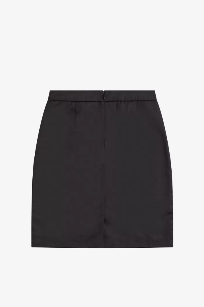 Fred Perry Zip Detail Women’s Skirts Black NWVRE1509