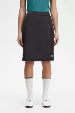 Fred Perry Zip Detail Women’s Skirts Black NWVRE1509