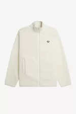 Fred Perry Zip Through Borg Fleece Men’s Sweatshirts Beige KGYHV5317