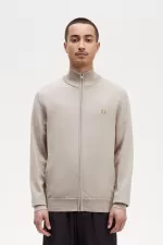 Fred Perry Zip Through Men’s Cardigan Dark Oatmeal NUBMD8432